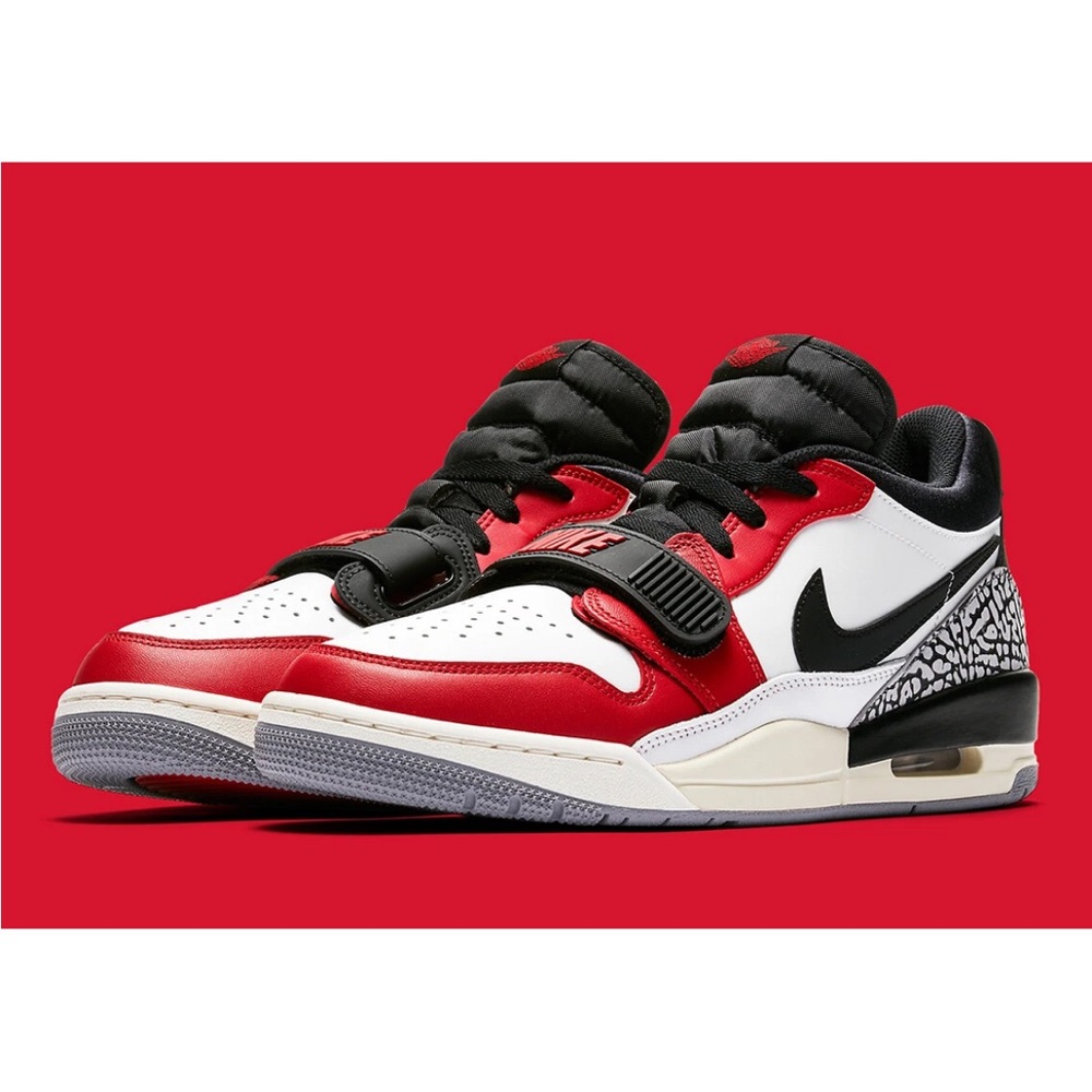 Nike Air Jordan Legacy 312 Low Chicago Varsity Red Black CD7069-106 Mens 11 NWHB - Picture 2 of 6